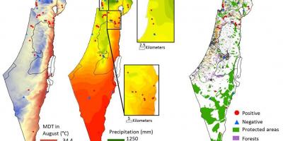 Mapa izraela klímy